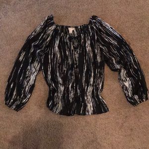 EUC Michael Kors peplum top